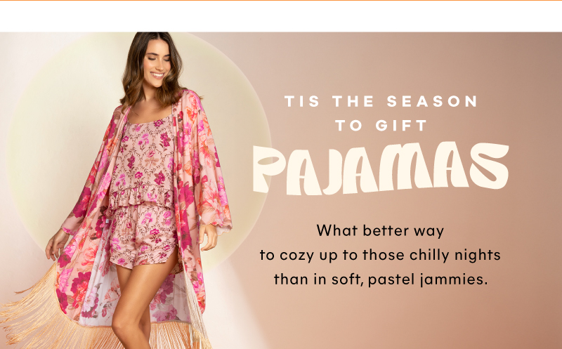 Tis the season to gift pajamas. Are you someone who loves to give and receive pj’s for the holidays? What better way to cozy up to those chilly nights than in soft, pastel jammies