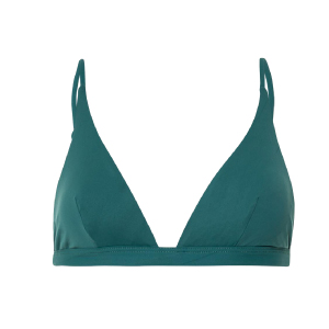 Maaji Brunswick Green Ivy Fixed Triangle Bikini Top 