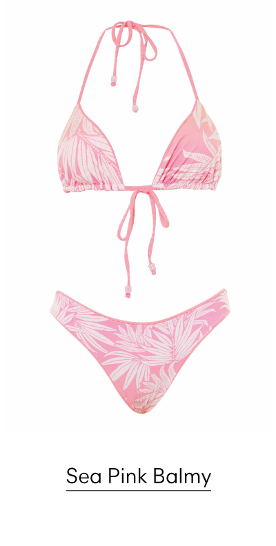 Maaji Sea Pink Balmy Sliding Triangle Bikini Top